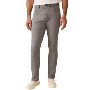 Faherty Comfort Twill 5 Pocket Chino Pant Gray 30 Corpcore Workwear Preppy